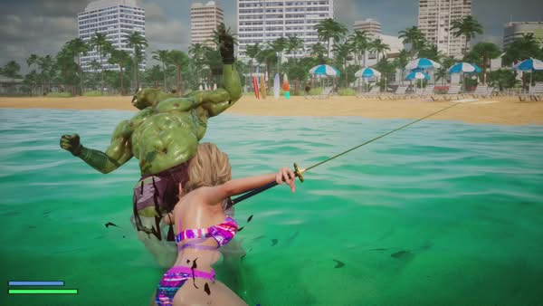 《強悍比基尼》登陸 Steam 比基尼美女激戰獸人 拯救度假城市