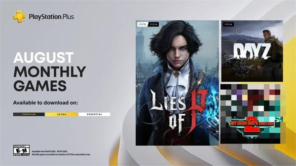 PS Plus 2025 年 8 月會免遊戲公開　《P的謊言》《DayZ》免費登場