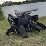 中國工程師打造六足兩棲機械人　可飛行游泳兼發射火箭引爆話題