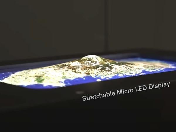 Samsung Display 展示可延展 Micro-LED 螢幕　模擬濟州島 3D 地景