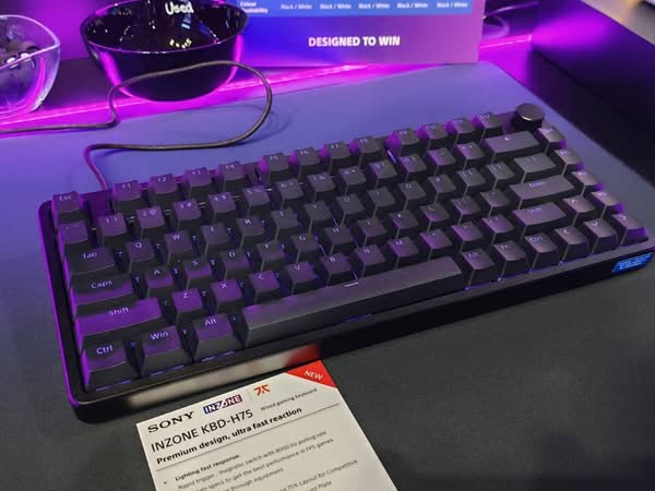 Sony Inzone KBD-H75 與 Mouse-A 正式發表　高階電競配件亮相 Gamescom