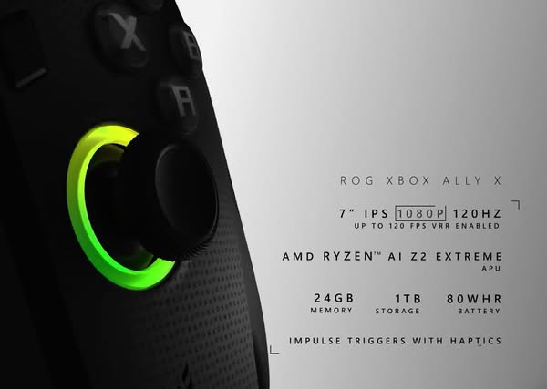 微軟公布 ROG Xbox Ally 系列效能模式　全面挑戰 Steam Deck