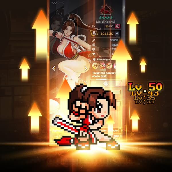 《拳皇：AFK》9月4日正式推出 歴代角色化身像素戰士登場