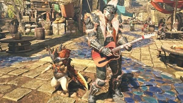 《魔物獵人：荒野》Fender 聯乘任務登場　獲取限定結他動作