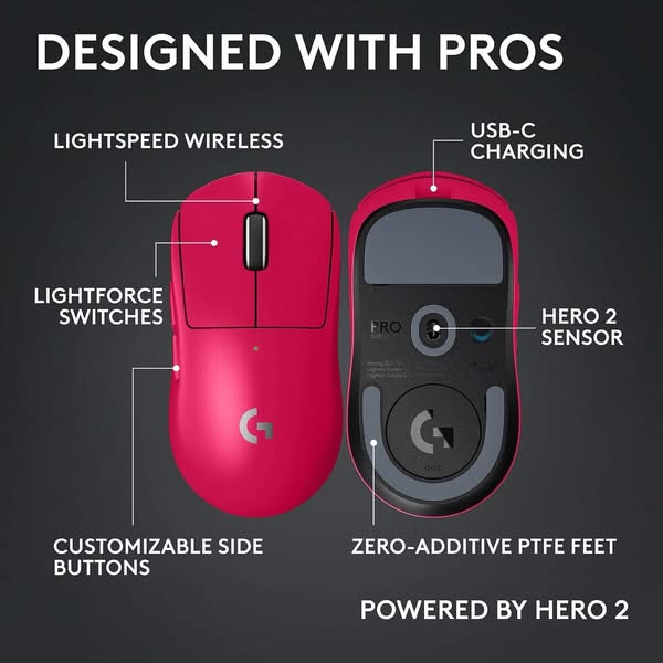 G Pro X Superlight 2c 現身零售商：44,000 DPI + 95 小時續航