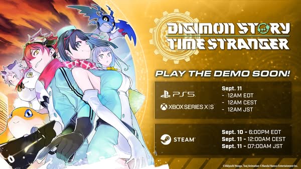 《數碼暴龍物語時空異客》試玩 Demo 公布　進度可繼承至正式版