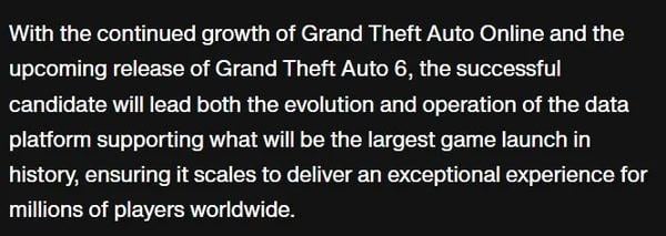 Rockstar 正式確認《GTA 6》將成為史上最大遊戲發佈