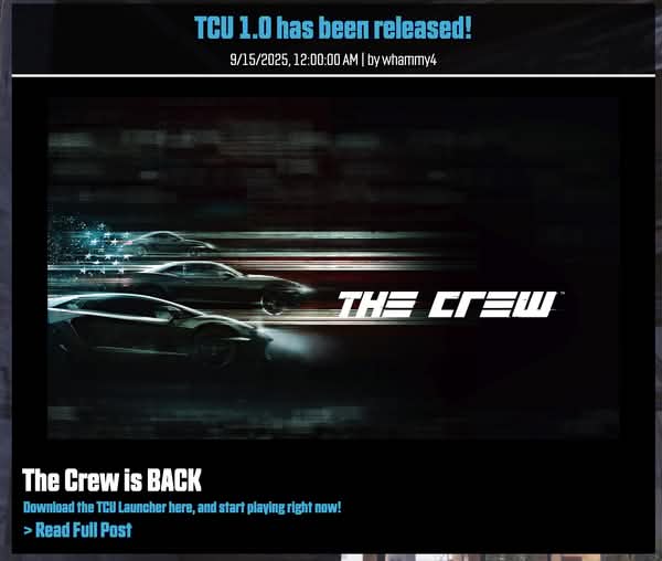 《The Crew Unlimited》復活《The Crew》PC 版　免費下載現已開放