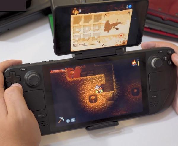 Steam Deck 搭 Retroid Dual-Screen 雙螢幕體驗更順暢