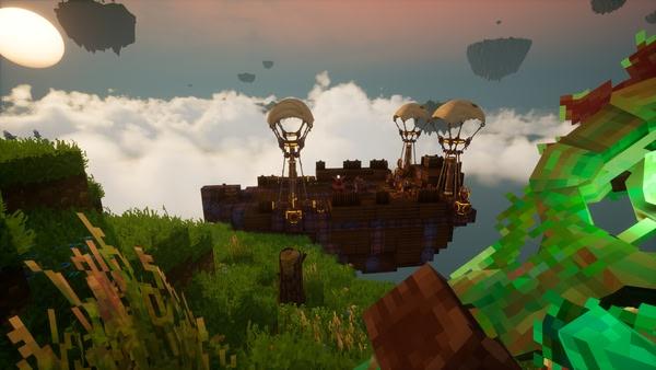 Minecraft 風《Everwind》Steam 免費試玩版登場　體驗飛船上的天空生存之旅