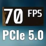 PCIe 5.0 與 PCIe 4.0 在 VRAM 不足時效能差距可達 40%