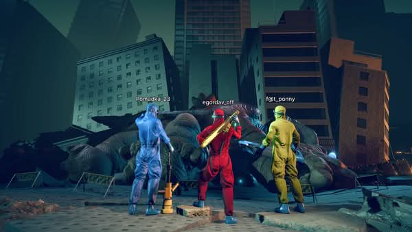 怪獸清理模擬器《Kaiju Cleaner Simulator》釋出最新預告　四人合作清掃巨獸戰場