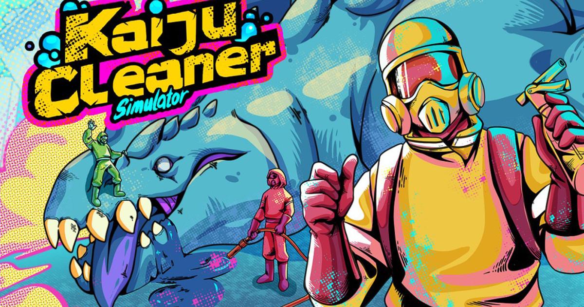 怪獸清理模擬器《Kaiju Cleaner Simulator》釋出最新預告　四人合作清掃巨獸戰場