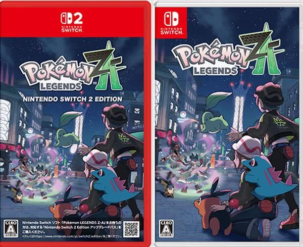 《Pokémon 傳說 Z-A》首週全球銷量突破 580 萬　Switch 2 版本貢獻一半