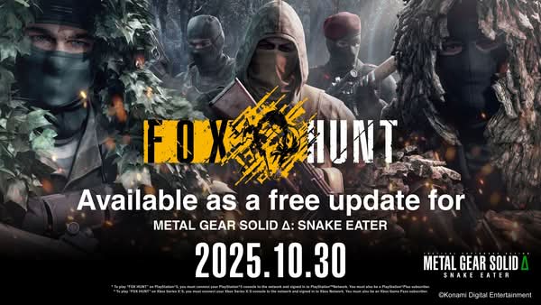 全新線上多人模式「FOX HUNT」現已上線 全新線上多人模式「FOX HUNT」現已上線