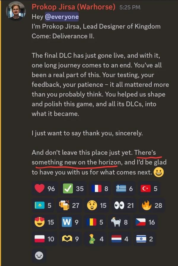 《天國降臨：救贖 2》開發者暗示續作或新作　粉絲熱議救贖 3登場