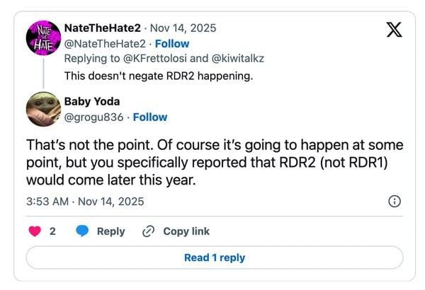 《Red Dead Redemption 2》增強版仍在開發 《Red Dead Redemption 2》增強版仍在開發