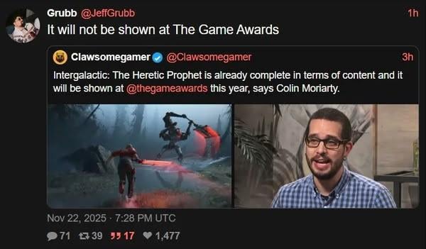 《星際：異端先知》開發進度更新　可靠消息指 2026 不會上市