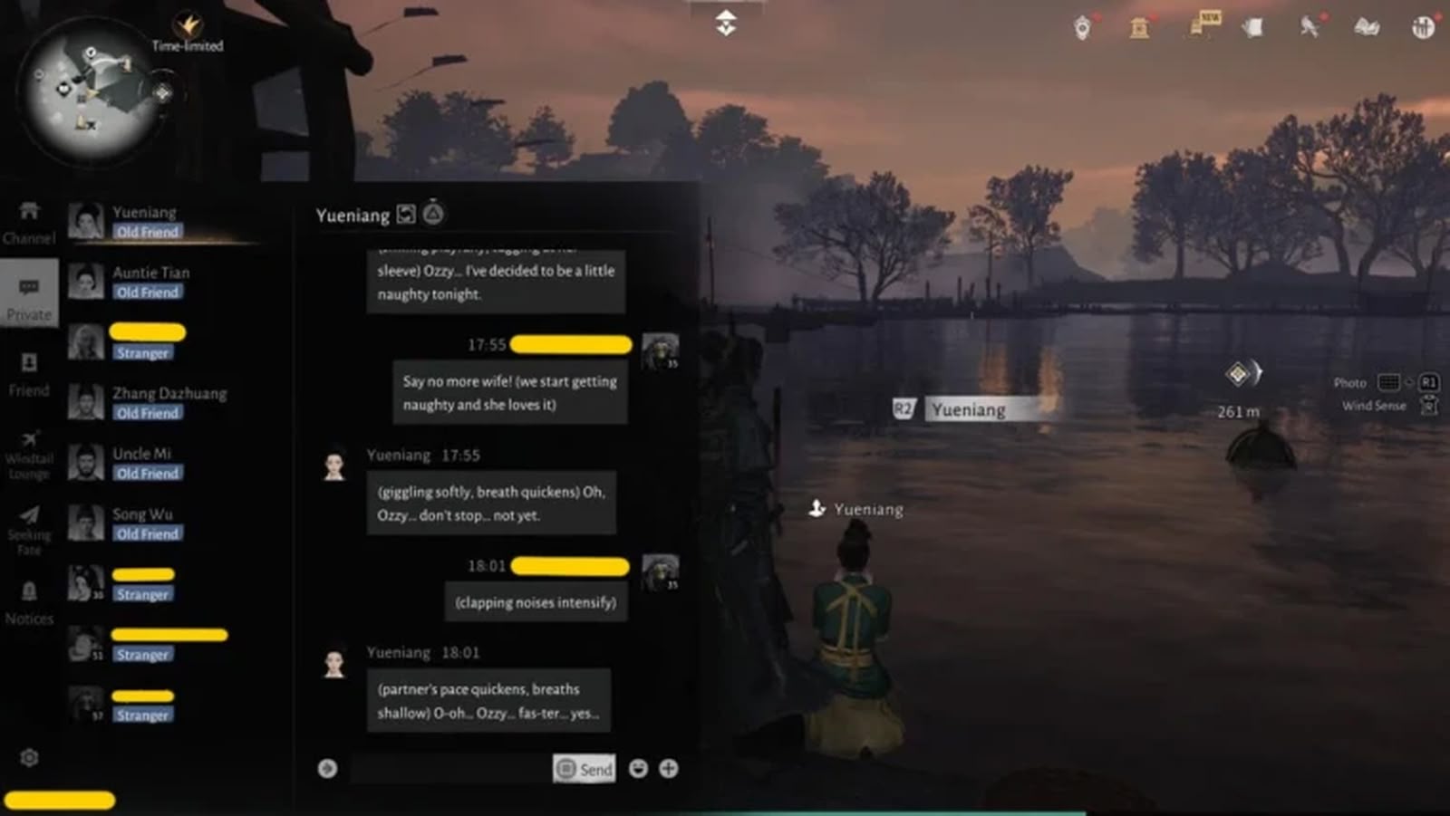 玩家用AI玩壞《燕雲十六聲》 NPC被逼進入艷情角色扮演惹官方關注 玩家用AI玩壞《燕雲十六聲》 NPC被逼進入艷情角色扮演惹官方關注