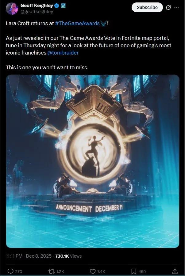 《盗墓者羅拉》新作確定亮相 TGA 玩家多年期待終於有下文 《盗墓者羅拉》新作確定亮相 TGA 玩家多年期待終於有下文