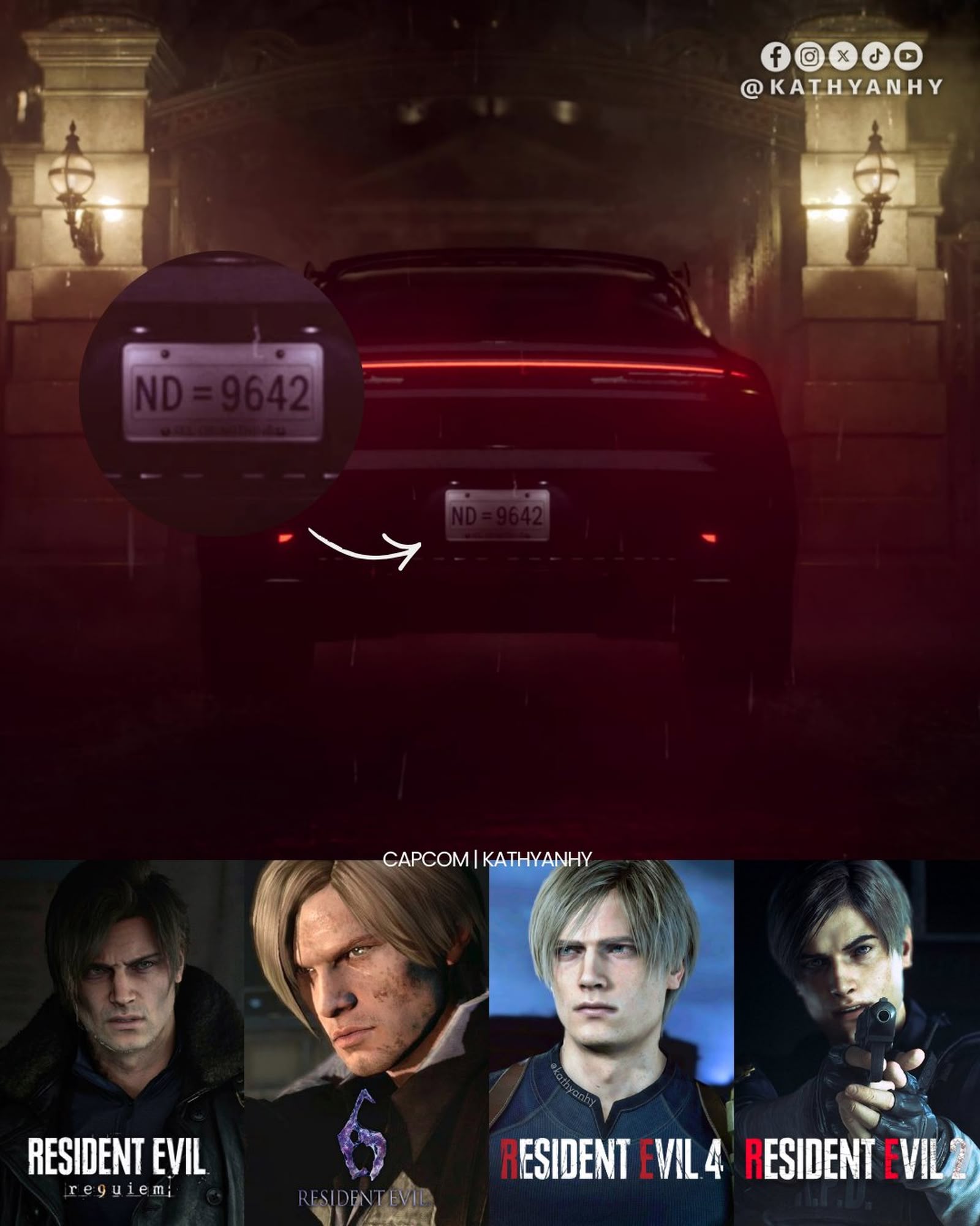 里昂或已感染病毒 《生化危機9》訪談與車牌彩蛋引熱議 里昂或已感染病毒 《生化危機9》訪談與車牌彩蛋引熱議