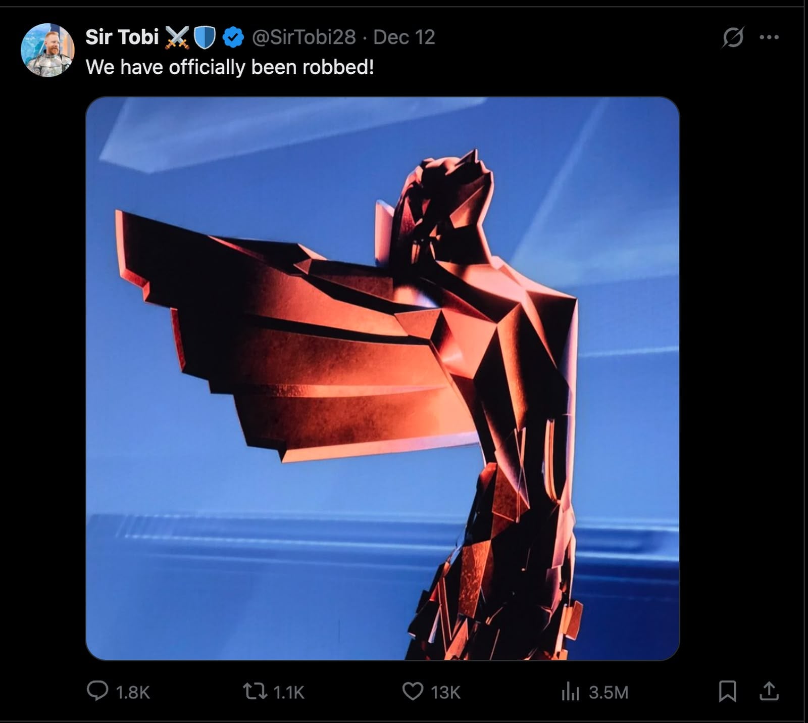 《天國降臨:救贖II》TGA失利引風波 Warhorse成員發言遭玩家質疑 《天國降臨:救贖II》TGA失利引風波 Warhorse成員發言遭玩家質疑