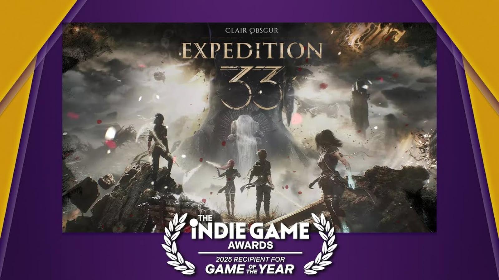 《光與影:33號遠征隊》再奪年度遊戲 Indie Game Awards 2025 得獎名單曝光 《光與影:33號遠征隊》再奪年度遊戲 Indie Game Awards 2025 得獎名單曝光