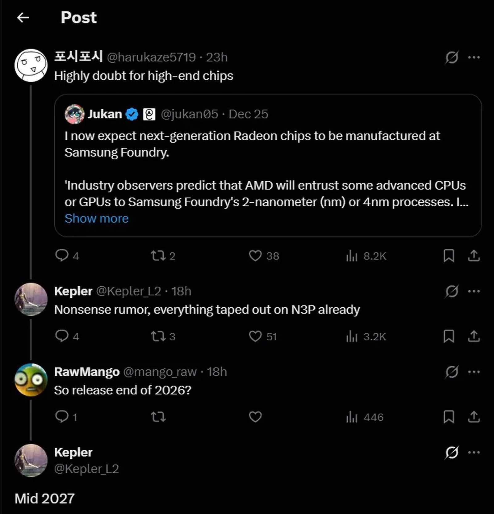 AMD RDNA 5 顯示卡曝光　可靠爆料指最早 2027 年中推出