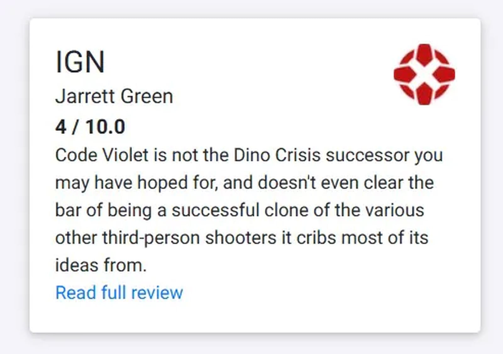 PS5 獨佔《Code Violet》評分僅 40 分　恐成 2026 年首個遊戲慘敗