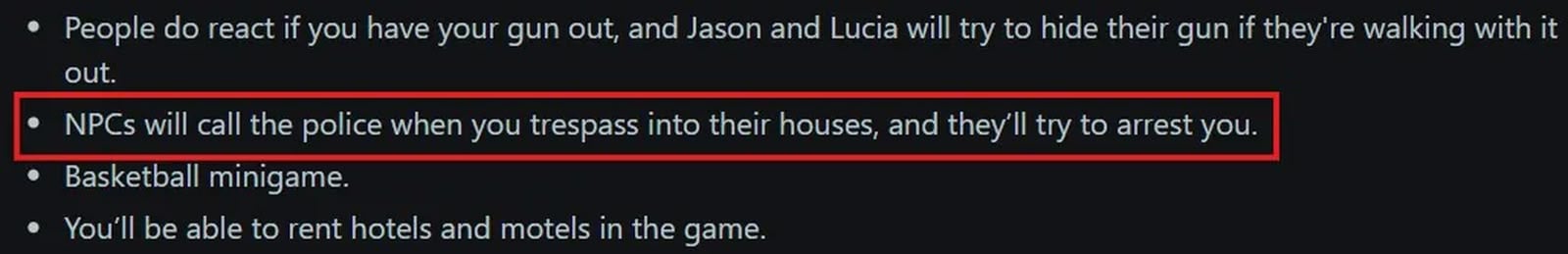 《GTA 6》NPC 行為再升級 傳闖入民居即報警　網民熱議真實度爆表