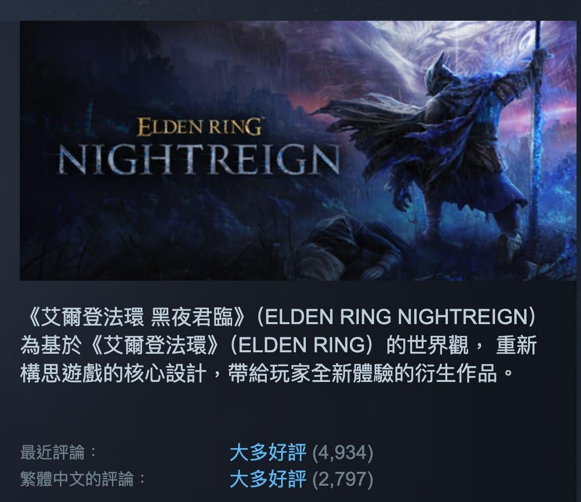 《艾爾登法環:黑夜君臨》DLC負評激增 地圖引發玩家不滿 《艾爾登法環:黑夜君臨》DLC負評激增 地圖引發玩家不滿