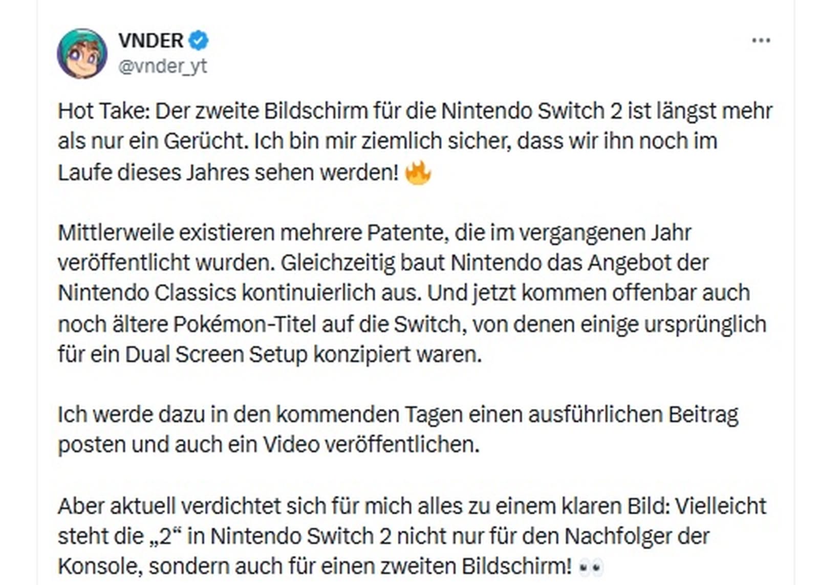 任天堂專利更新 Switch 2 或重現雙螢幕玩法