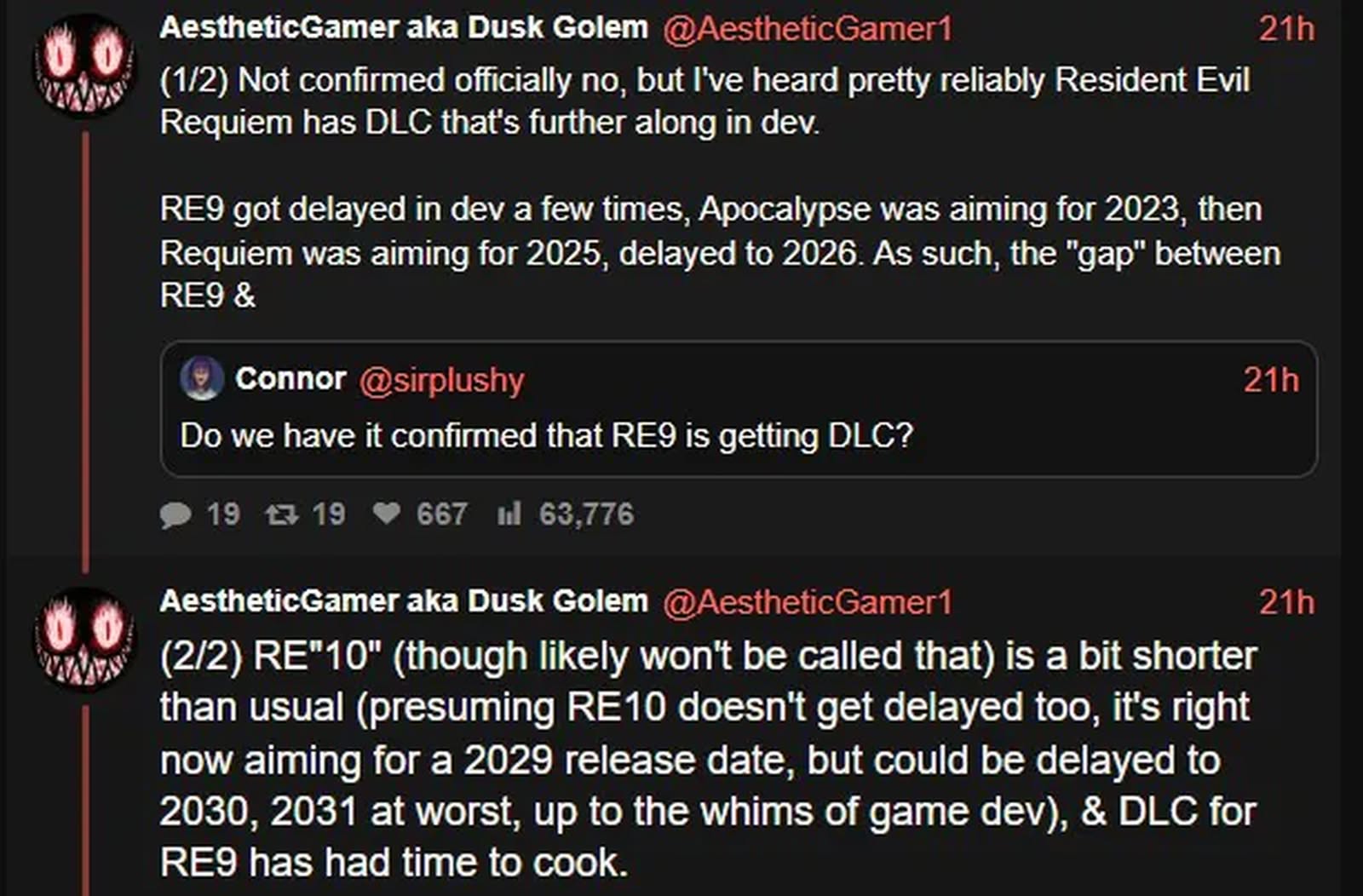 爆料人揭《生化危機》未來時間表　主線第10集鎖定2029年