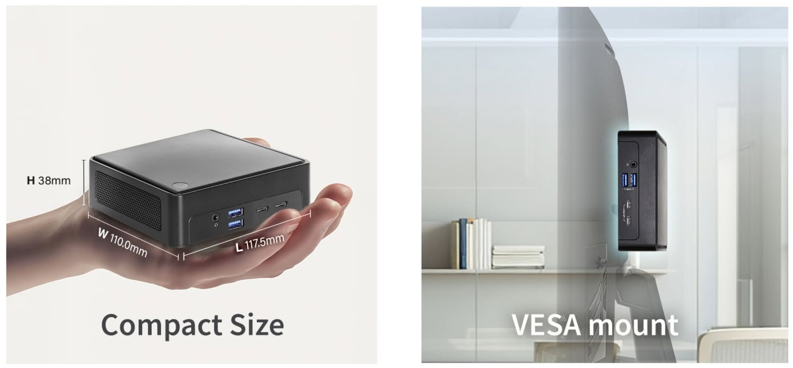 ASRock 發表 NUC Ultra Box 300　最強配 Core Ultra 7 358H