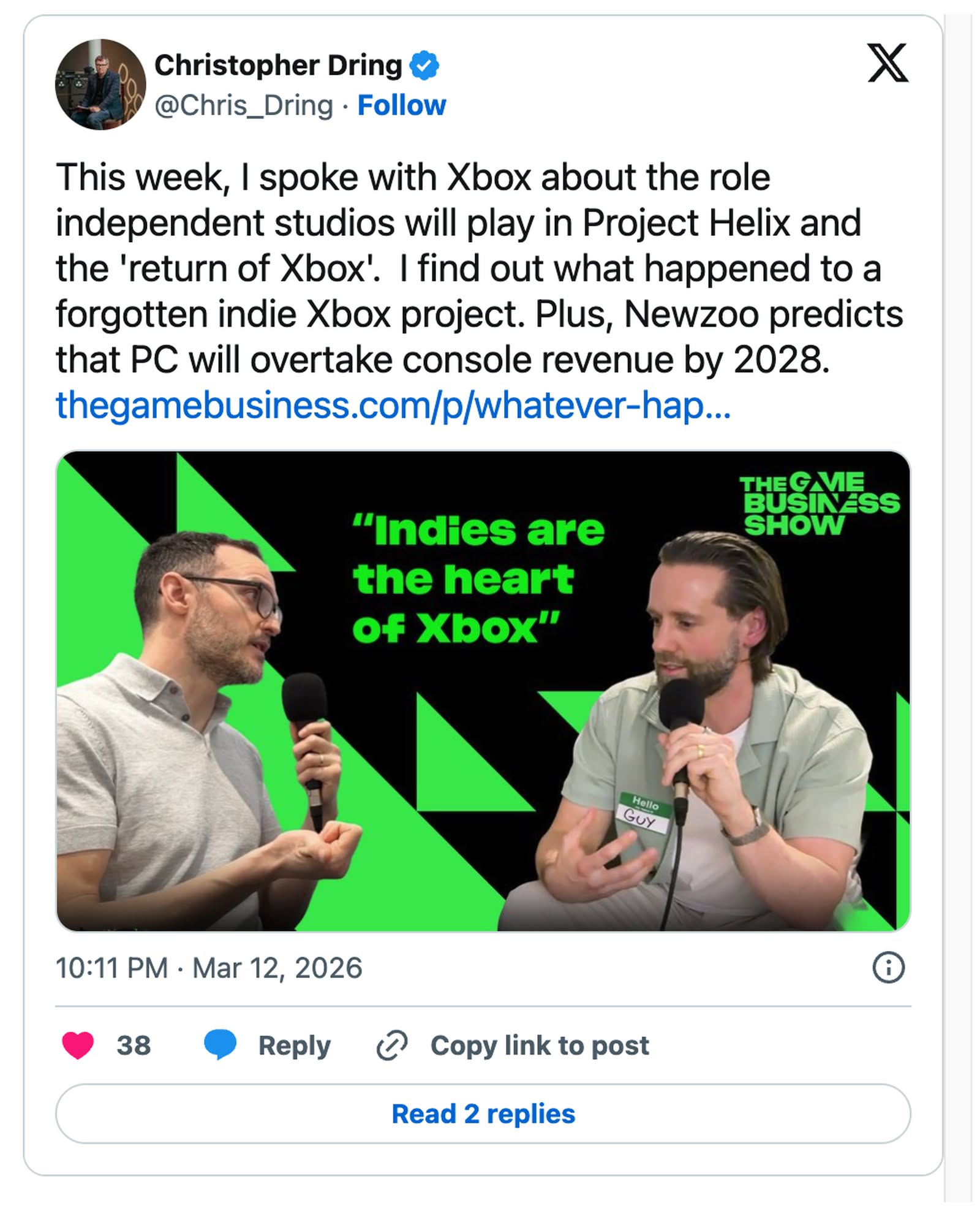 微軟推Project Helix策略　Xbox稱獨立遊戲或較Steam更具優勢