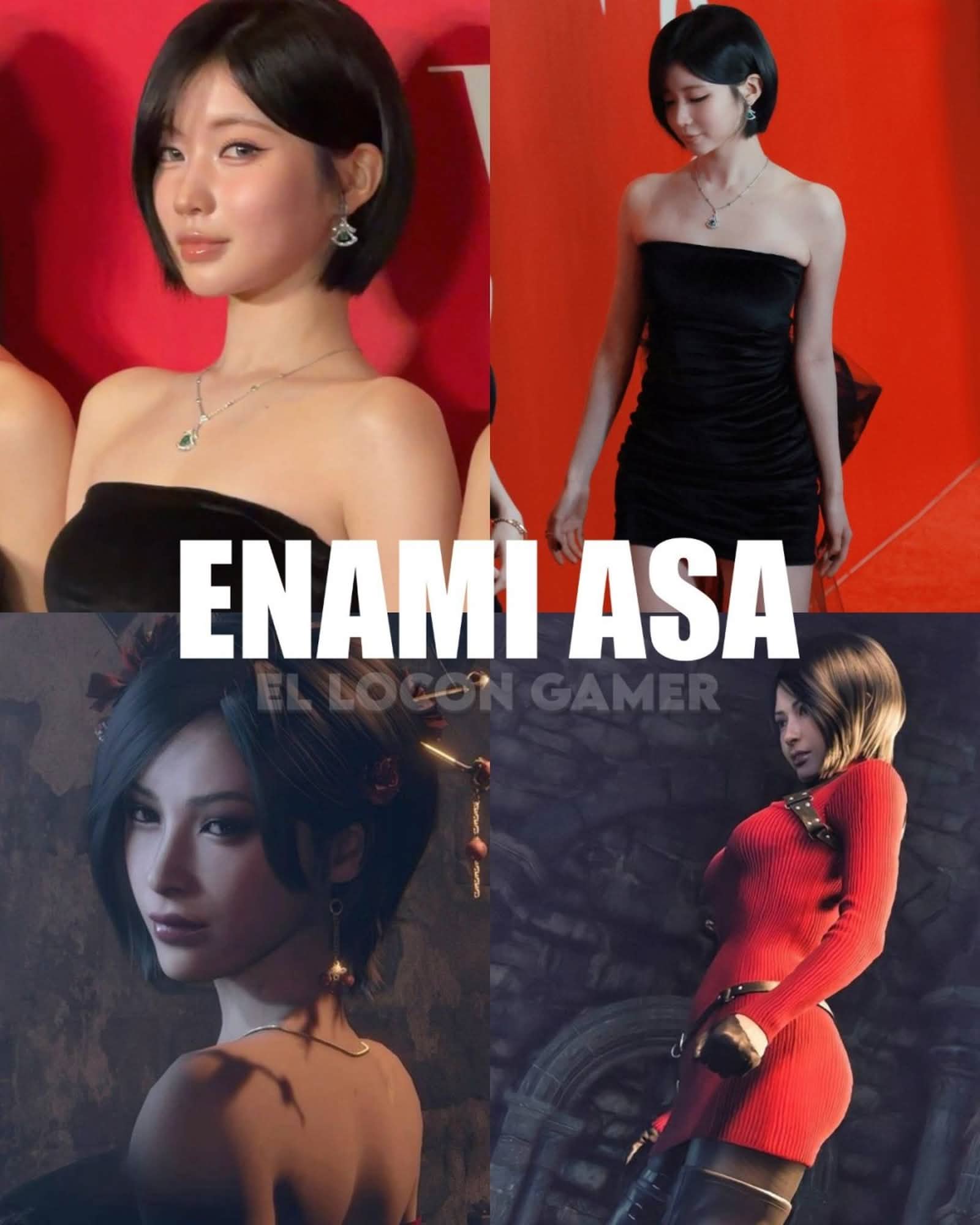 BABYMONSTER Asa紅毯造型與生化危機艾達王對比圖引發熱議