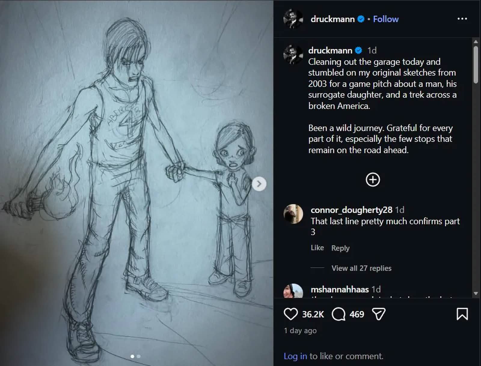 Neil Druckmann 曖昧發文惹猜測《最後生還者3》或有新動向 Neil Druckmann 曖昧發文惹猜測《最後生還者3》或有新動向