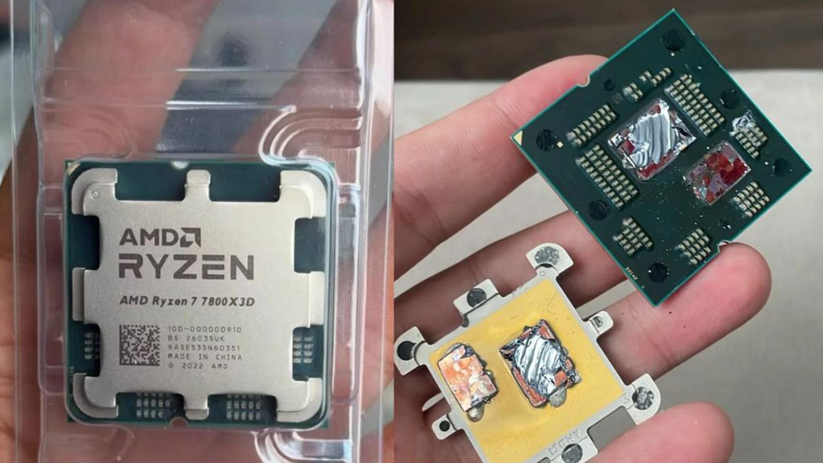 AMD Ryzen 7 7800X3D and MSI X870 Motherboard Burned in New Failure Case